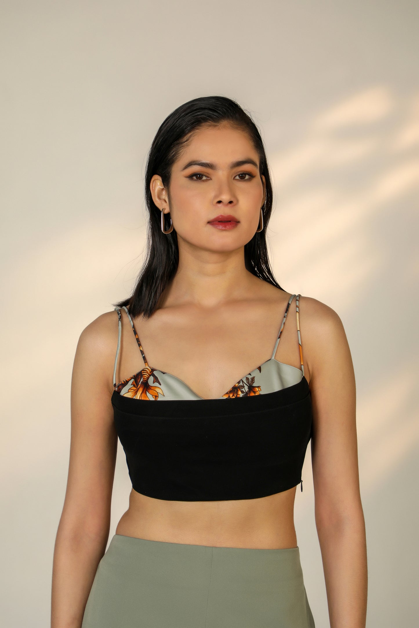 ZEEDEER COPPER PEAKY BRALETTE
