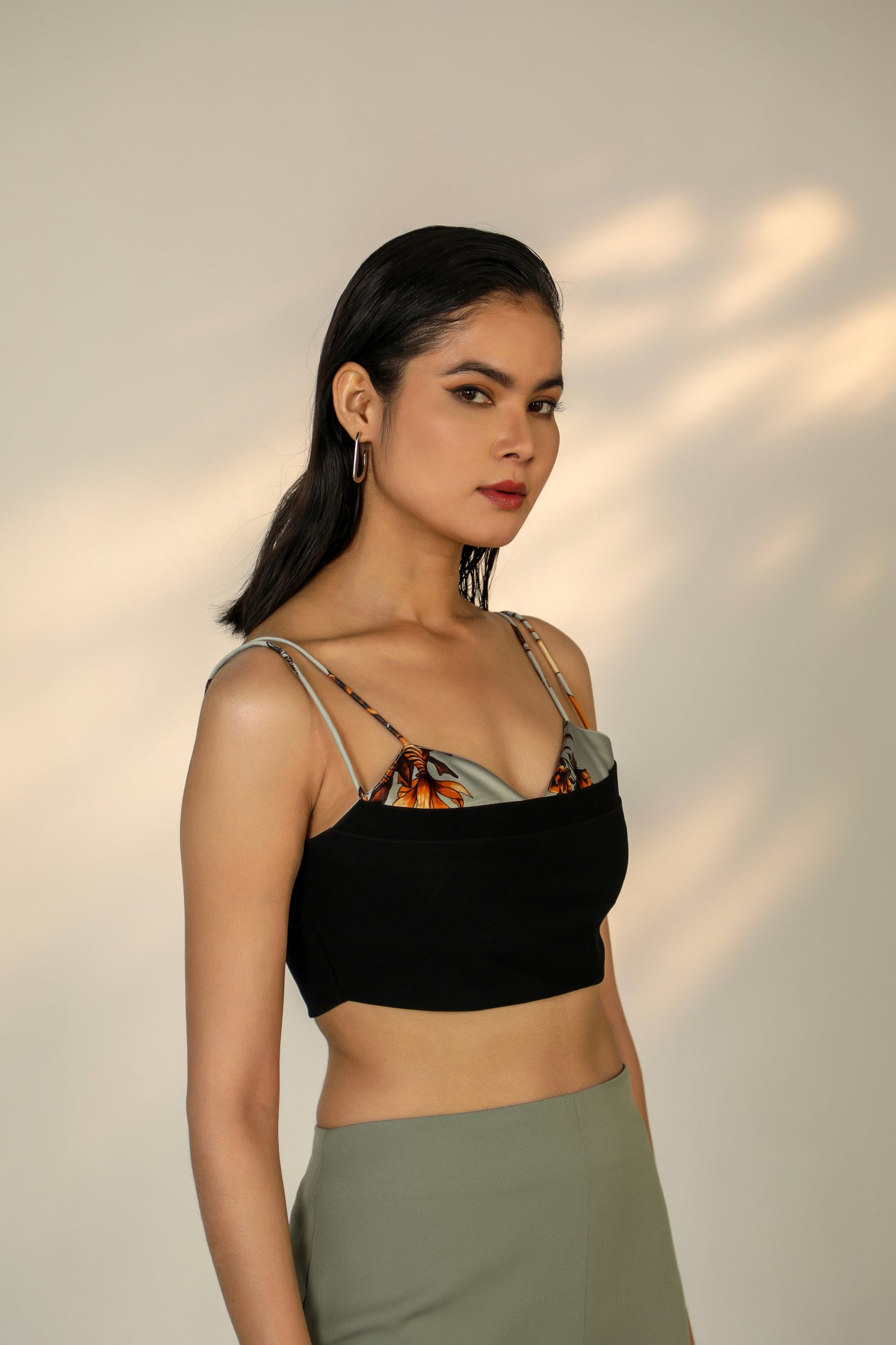 ZEEDEER COPPER PEAKY BRALETTE