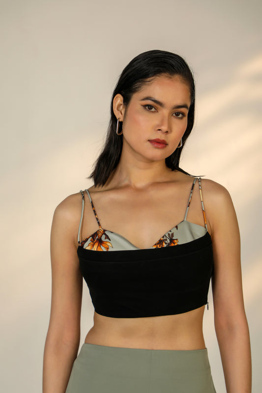 ZEEDEER COPPER PEAKY BRALETTE