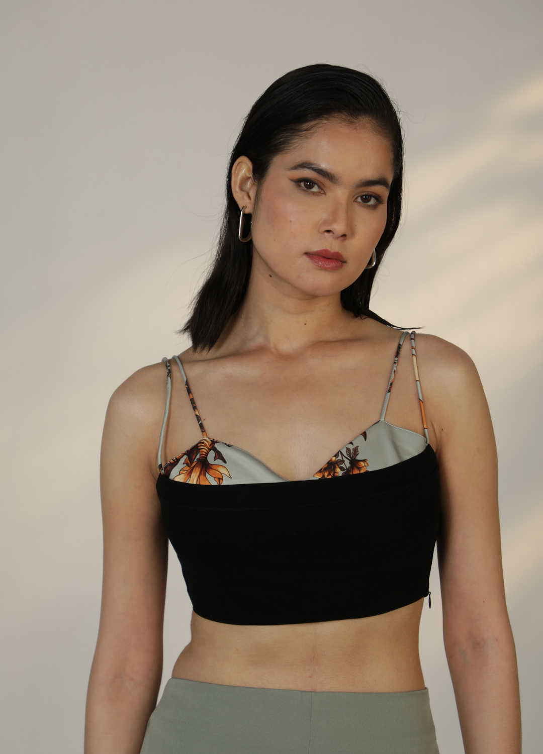 ZEEDEER COPPER PEAKY BRALETTE