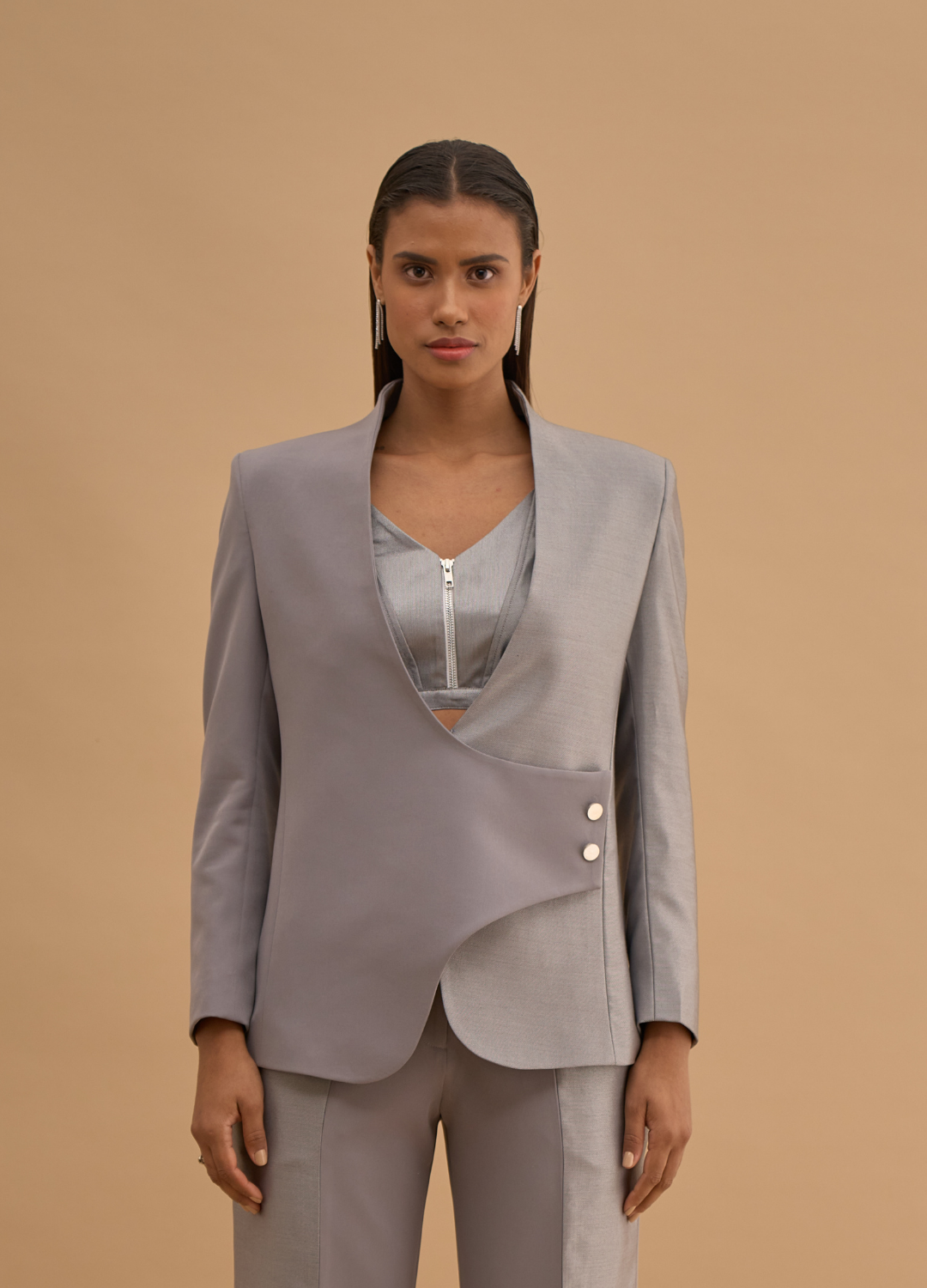 HALF AND HALF BLAZER