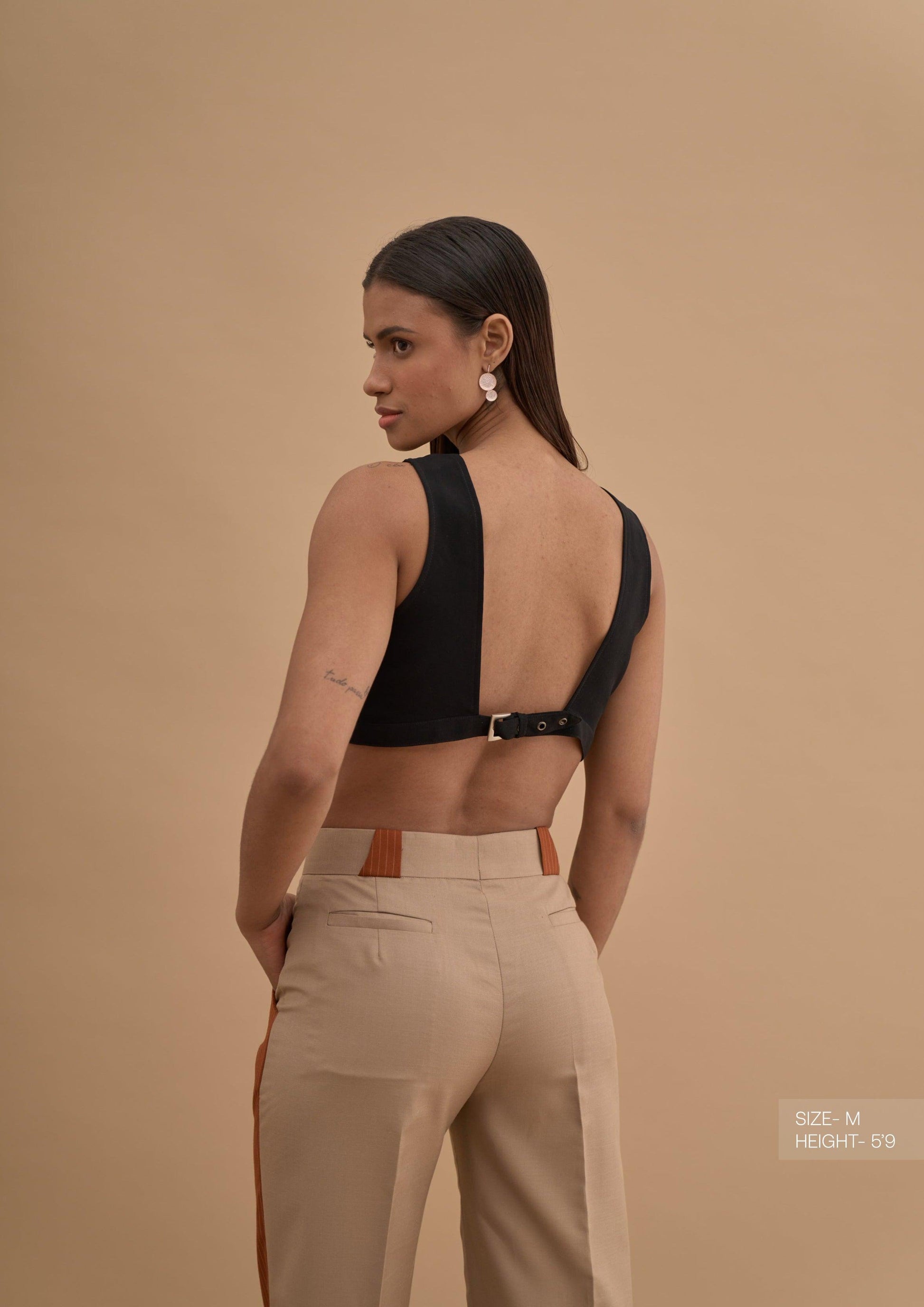 SHOW ZIPPER BRALETTE 