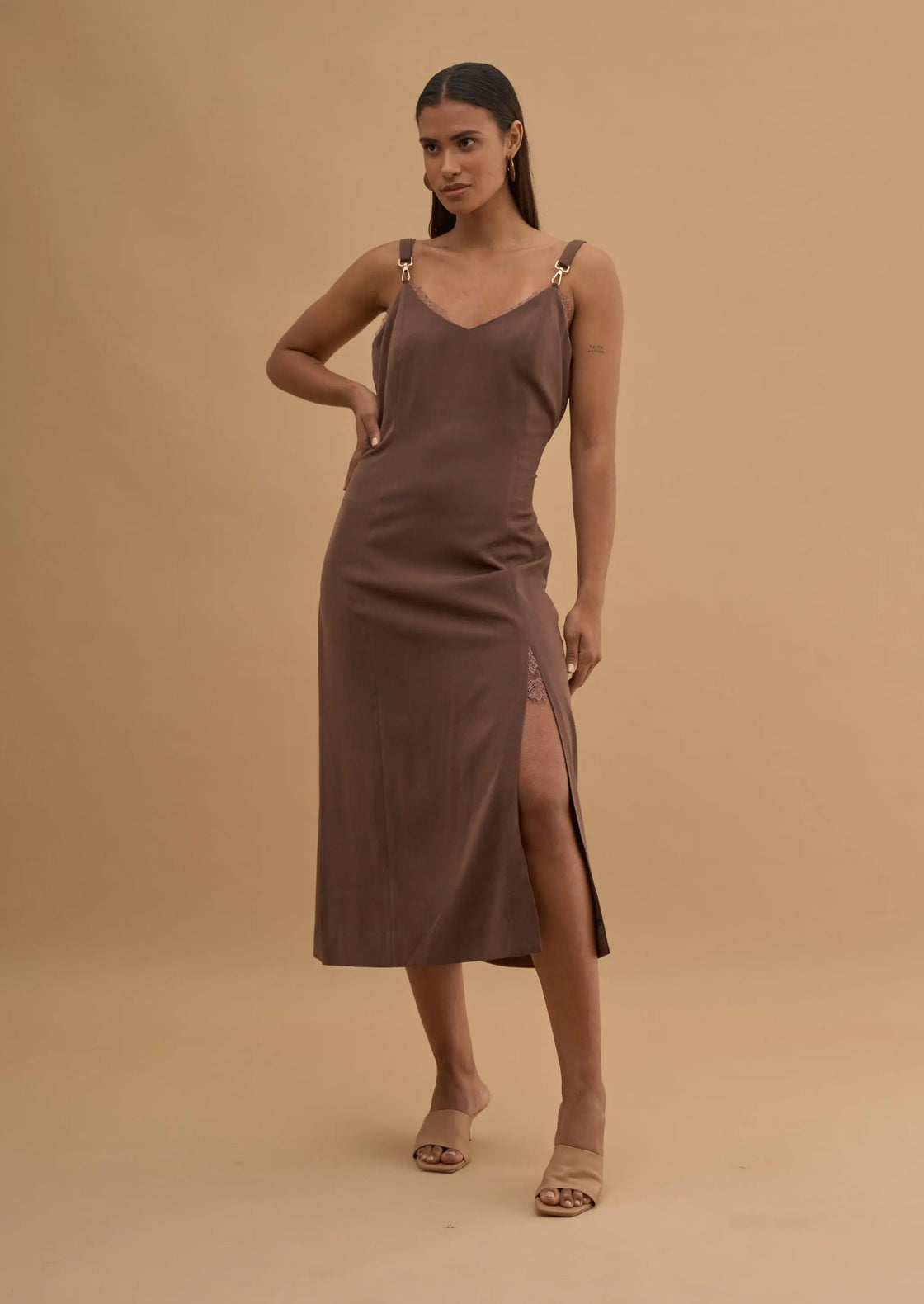 LACEY BUCKLE DRESS – Nashional Permit