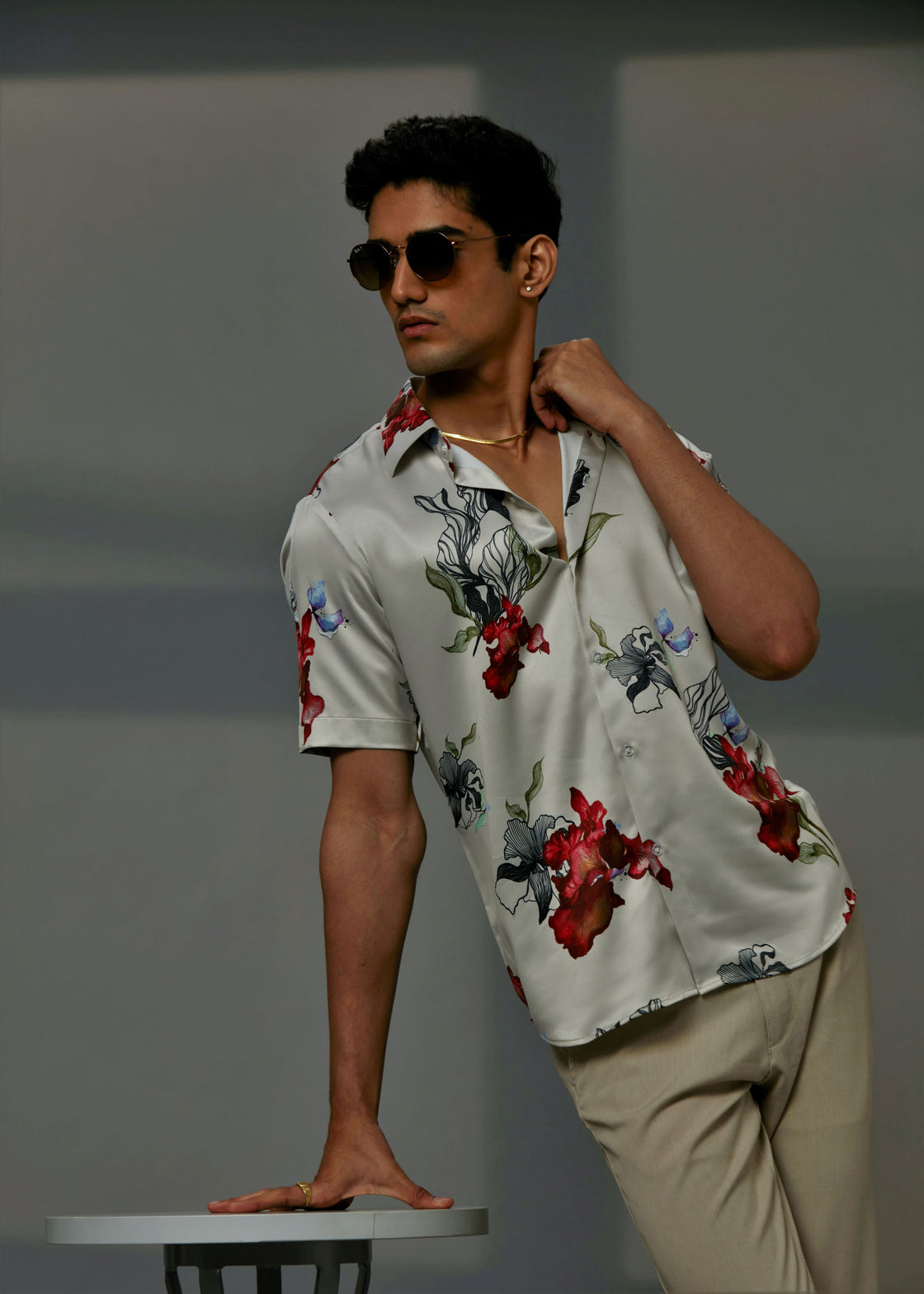 MERLOT IRIS SHIRT 