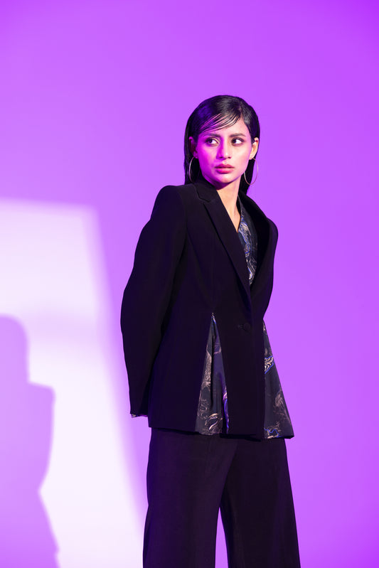 VANTA BLACK SLIT NO SLIT BLAZER 