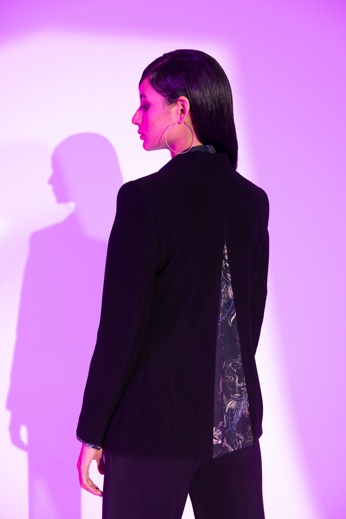 VANTA BLACK SLIT NO SLIT BLAZER 