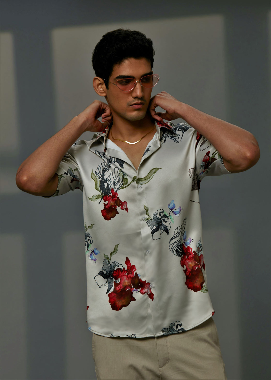 MERLOT IRIS SHIRT 