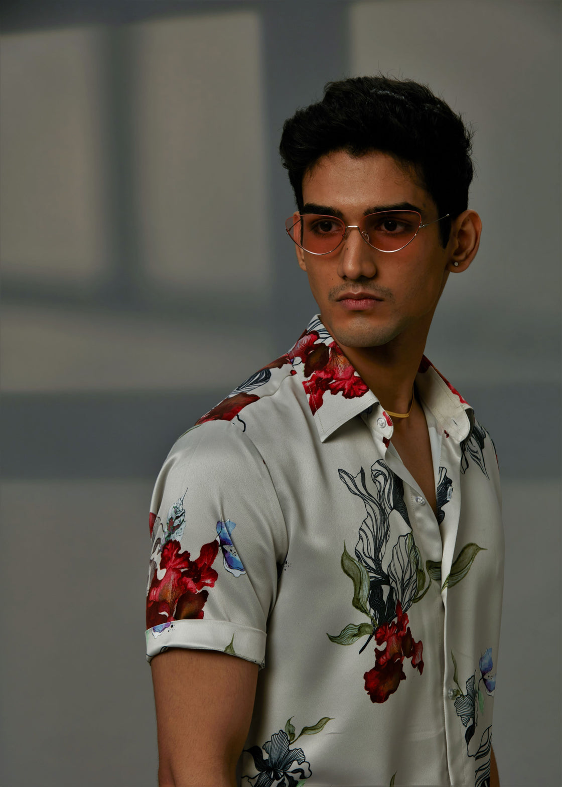 MERLOT IRIS SHIRT 