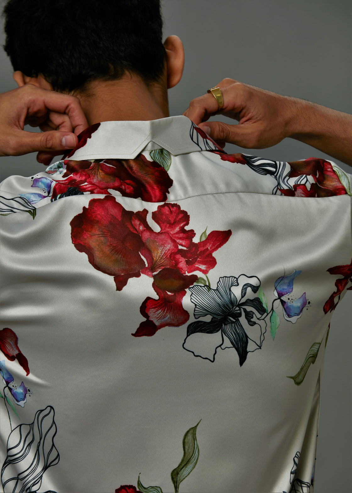 MERLOT IRIS SHIRT 