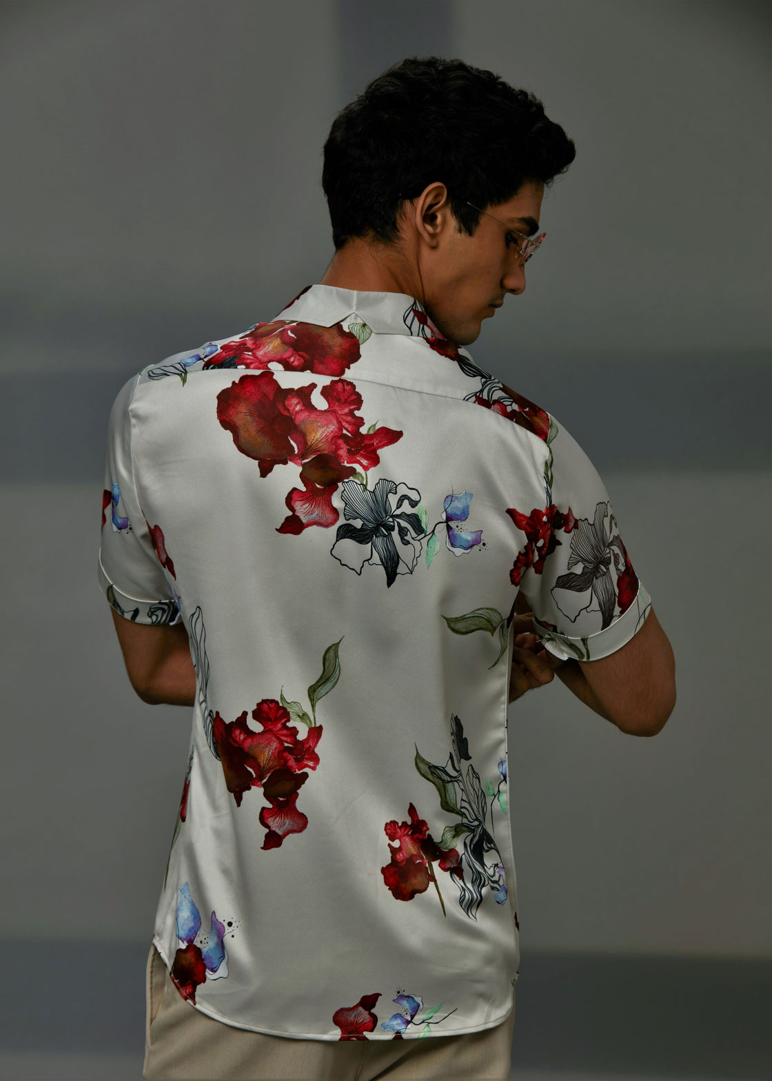 MERLOT IRIS SHIRT 