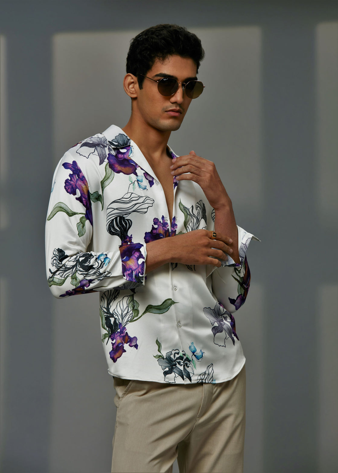 AMETHYST IRIS SHIRT 