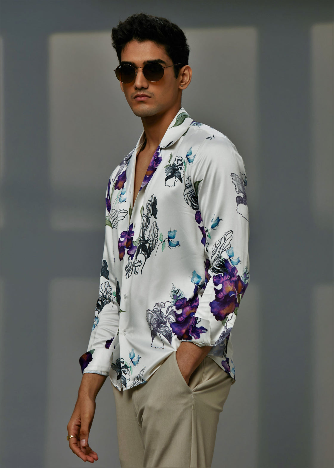 AMETHYST IRIS SHIRT 