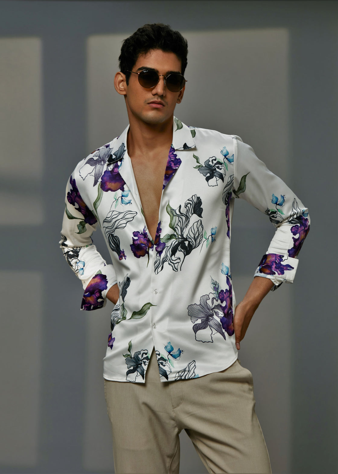 AMETHYST IRIS SHIRT 