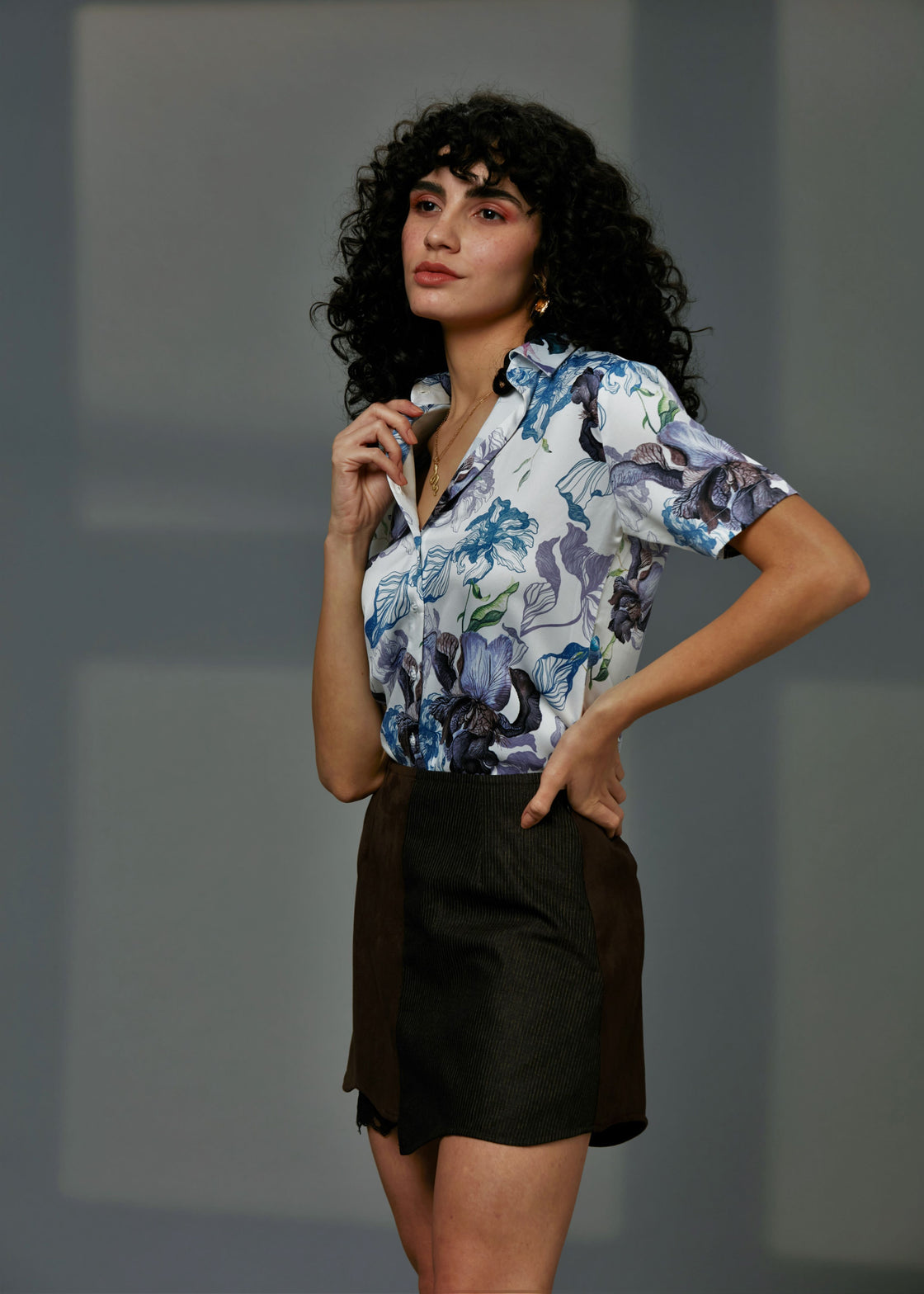 COBALT IRIS SHIRT 