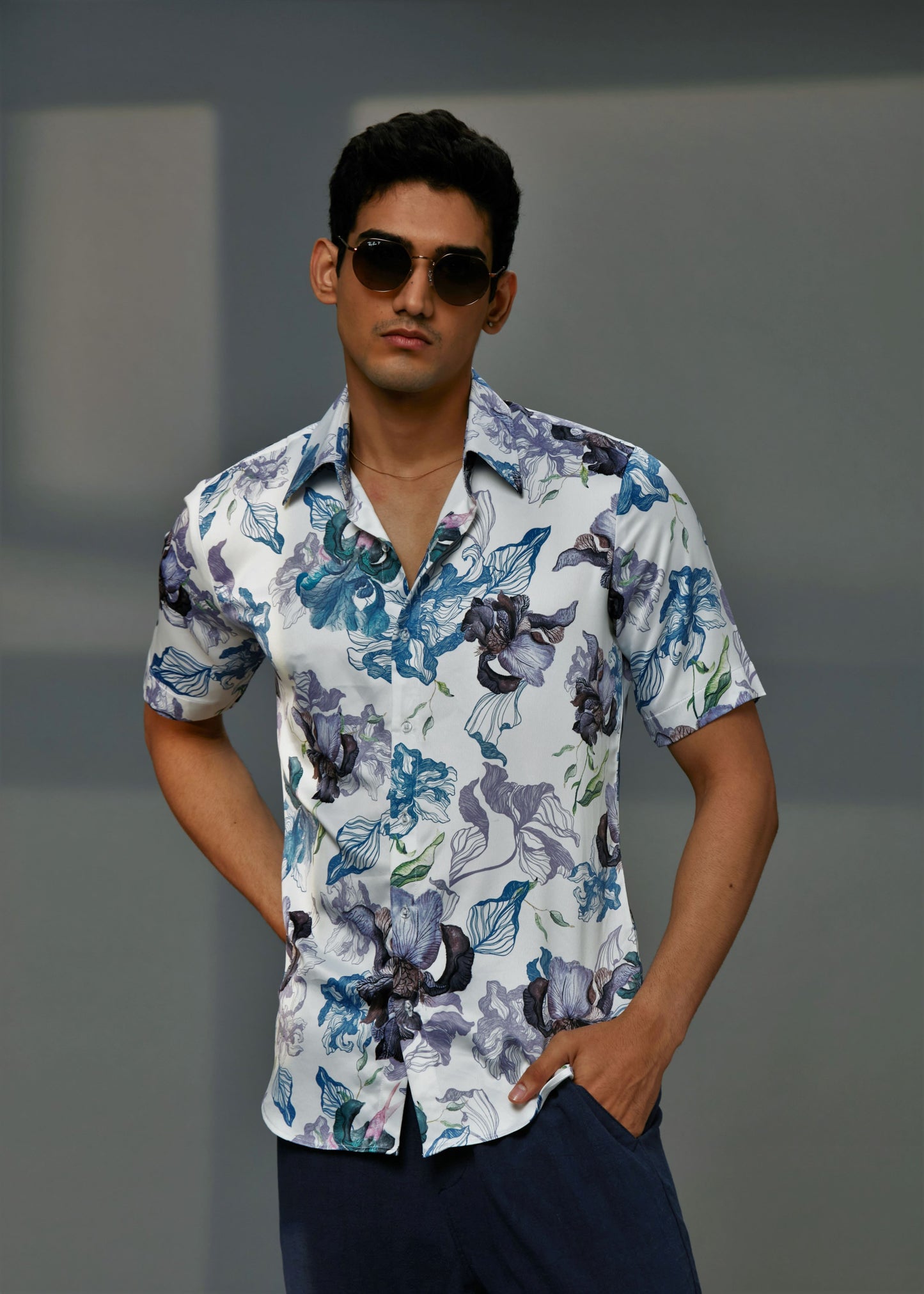 COBALT IRIS SHIRT 