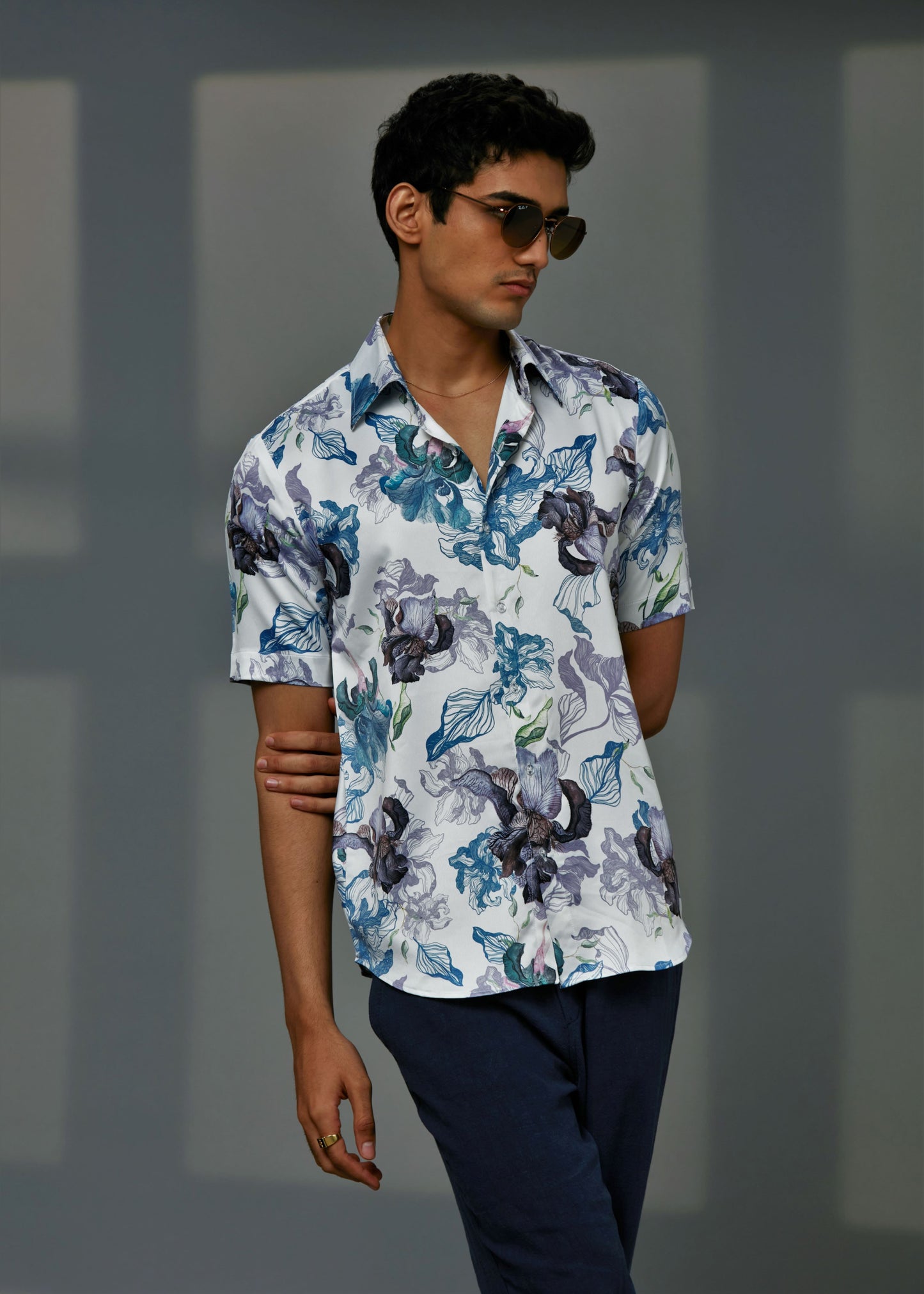 COBALT IRIS SHIRT 