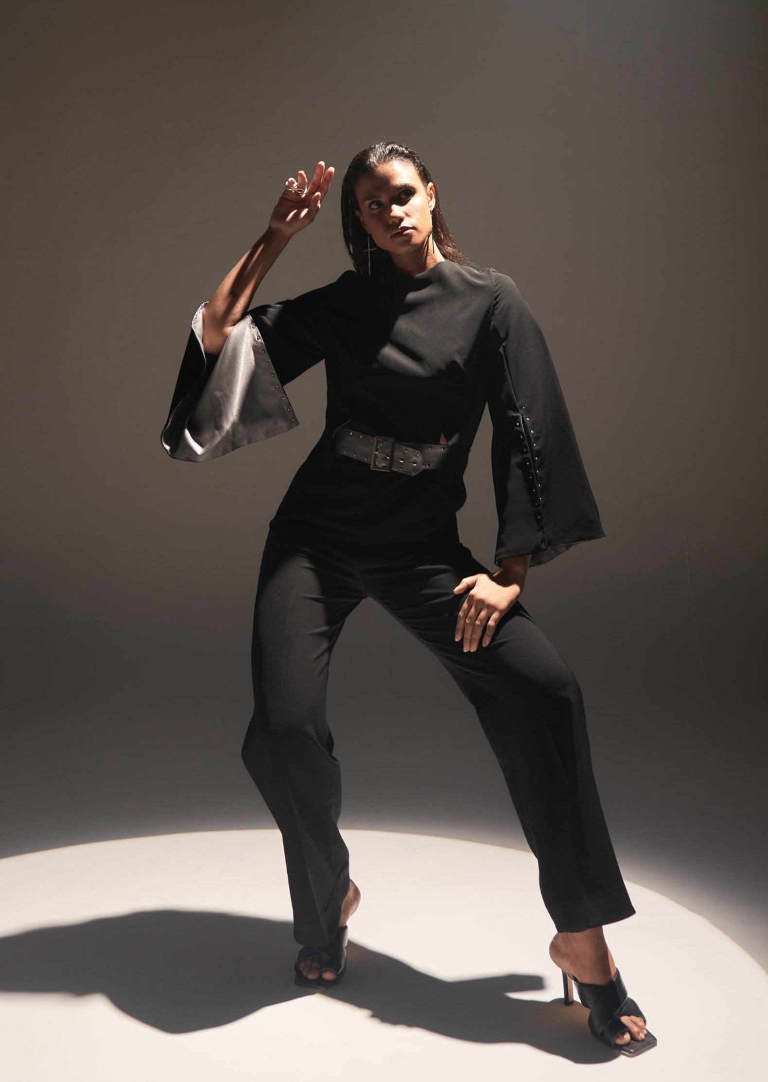 VENT OUT SLEEVE JUMPSUIT 