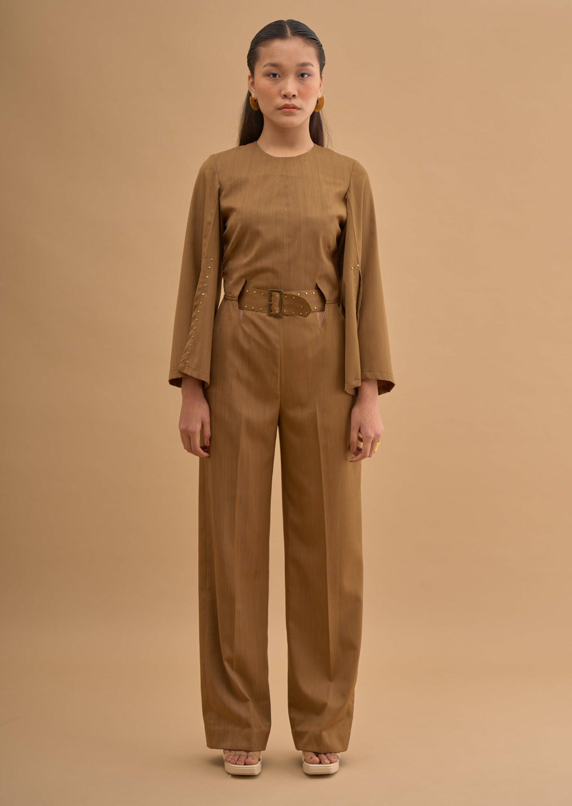 VENT OUT SLEEVE JUMPSUIT 