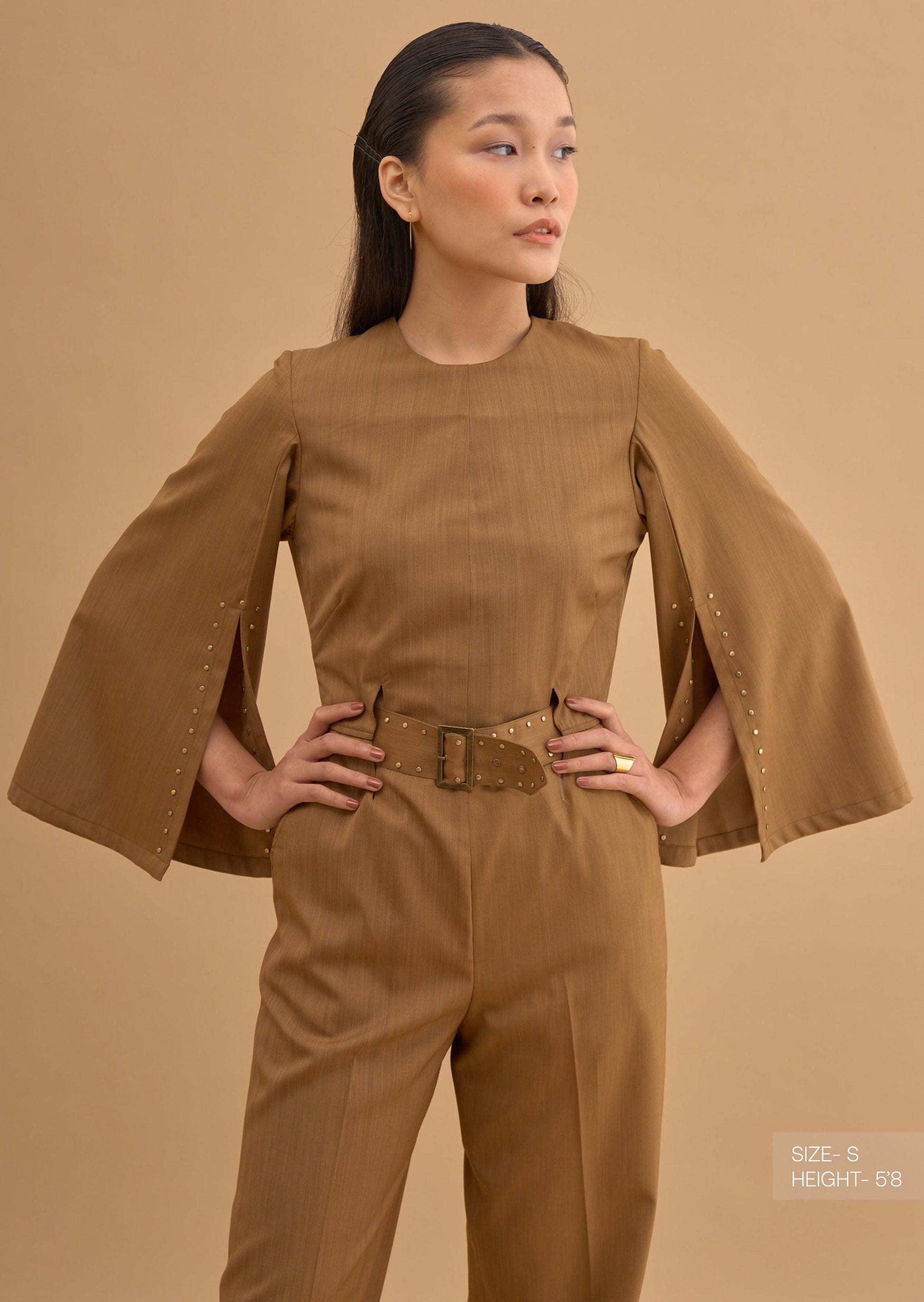 VENT OUT SLEEVE JUMPSUIT 