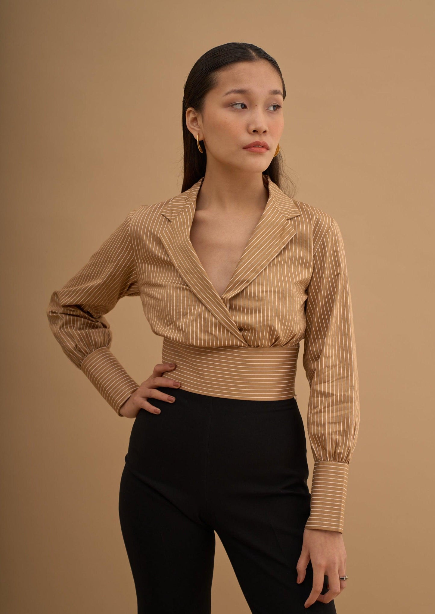 WAIST SASH SHIRT 