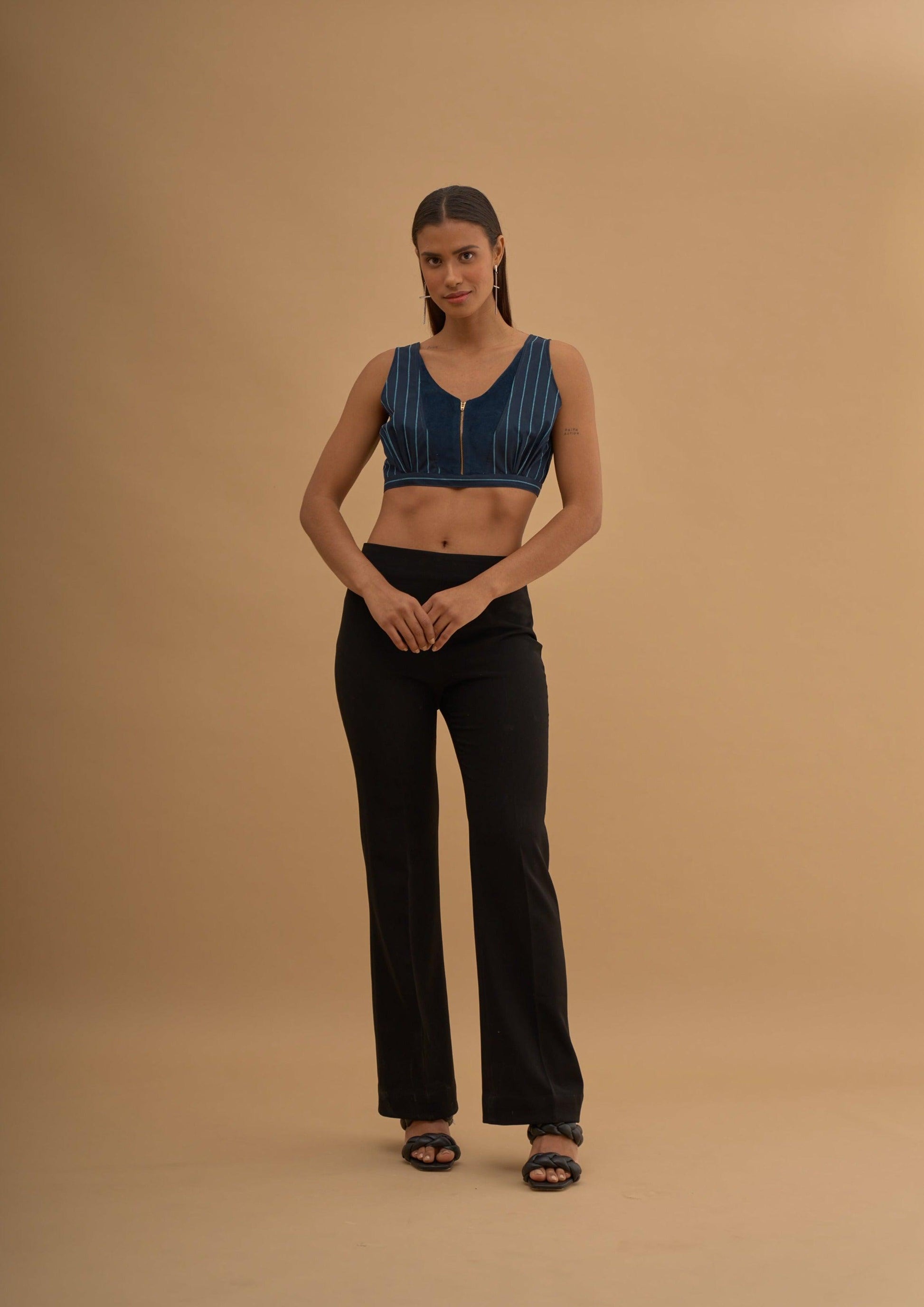 SHOW ZIPPER BRALETTE 