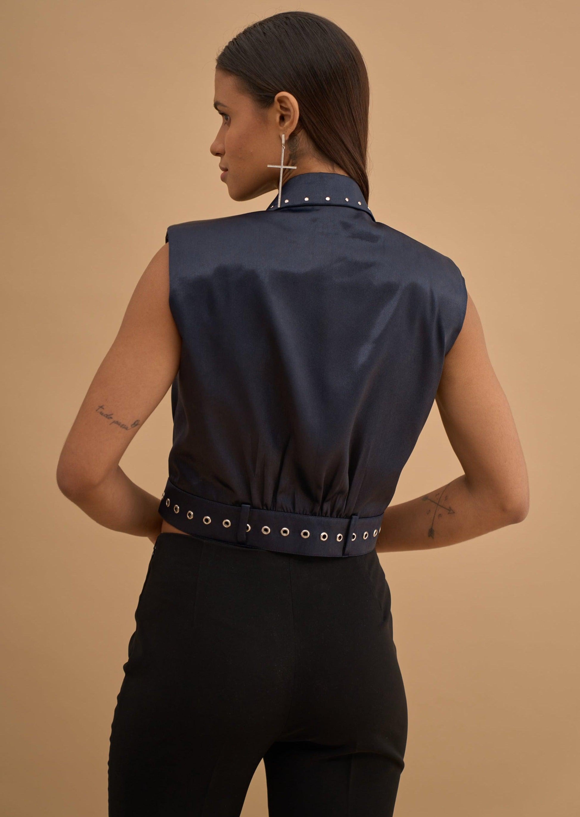 BOMBER CROP TOP 