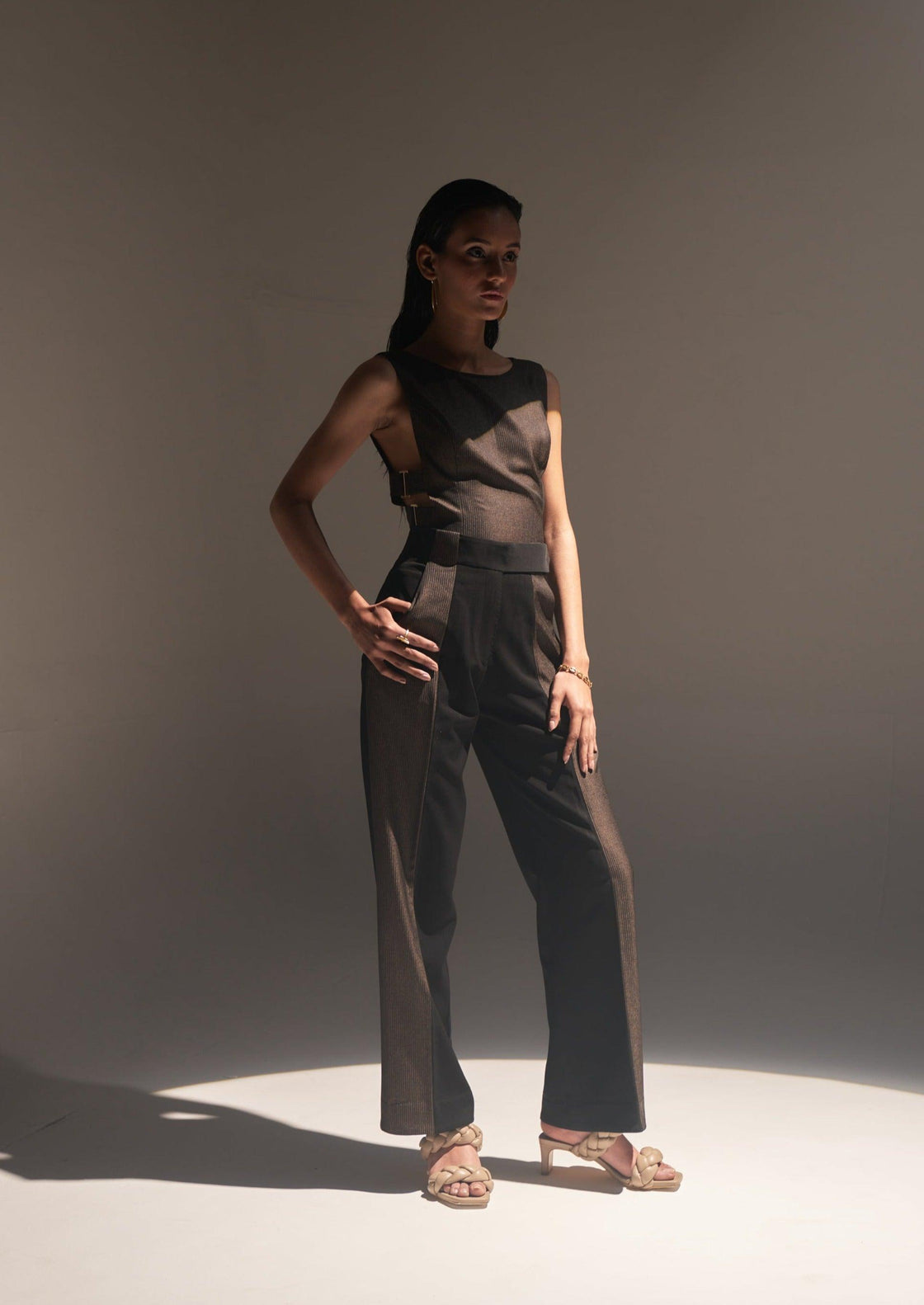 EXTENED LOOP PANEL PANTS 