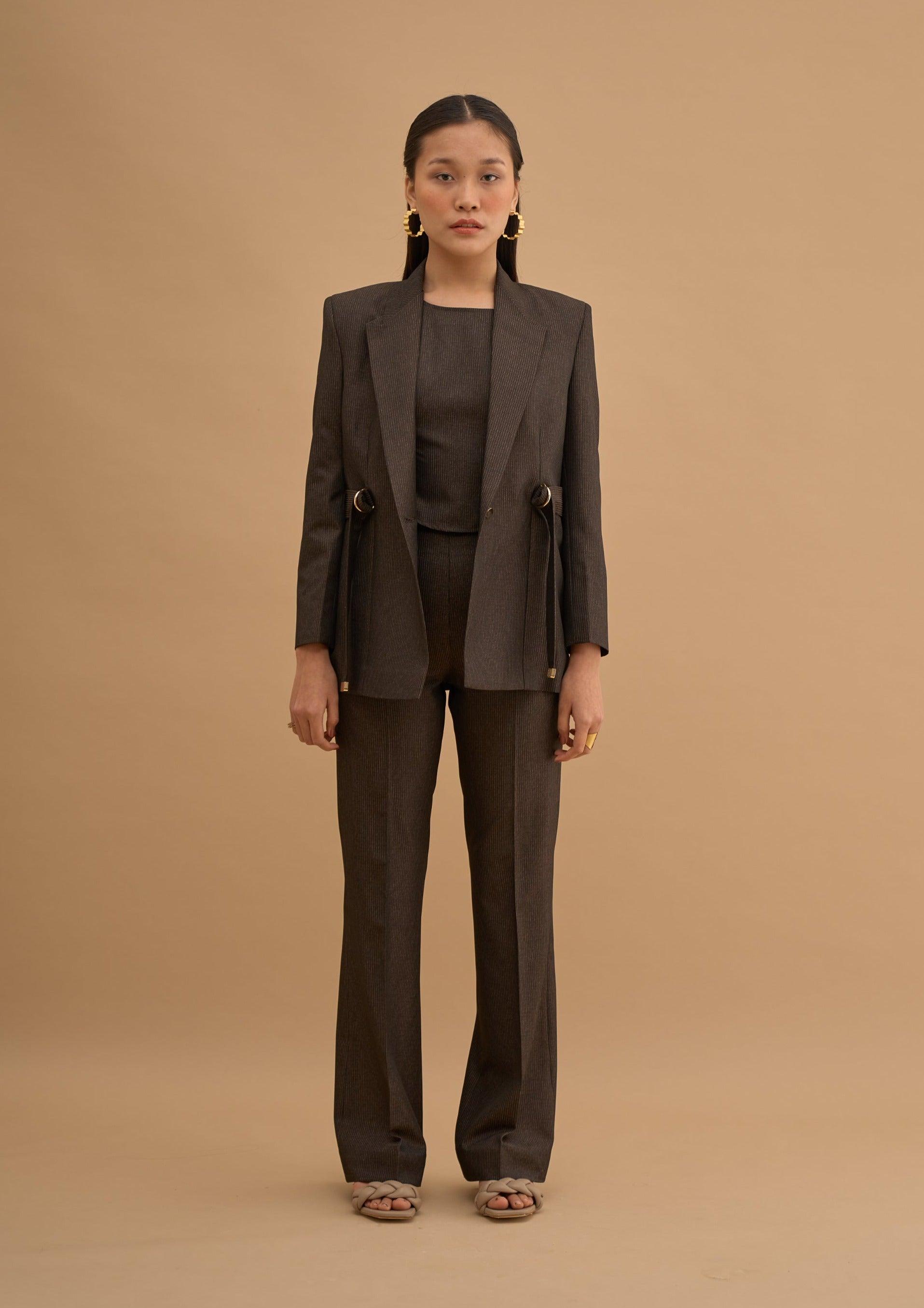 SIDE PANNELED BLAZER 