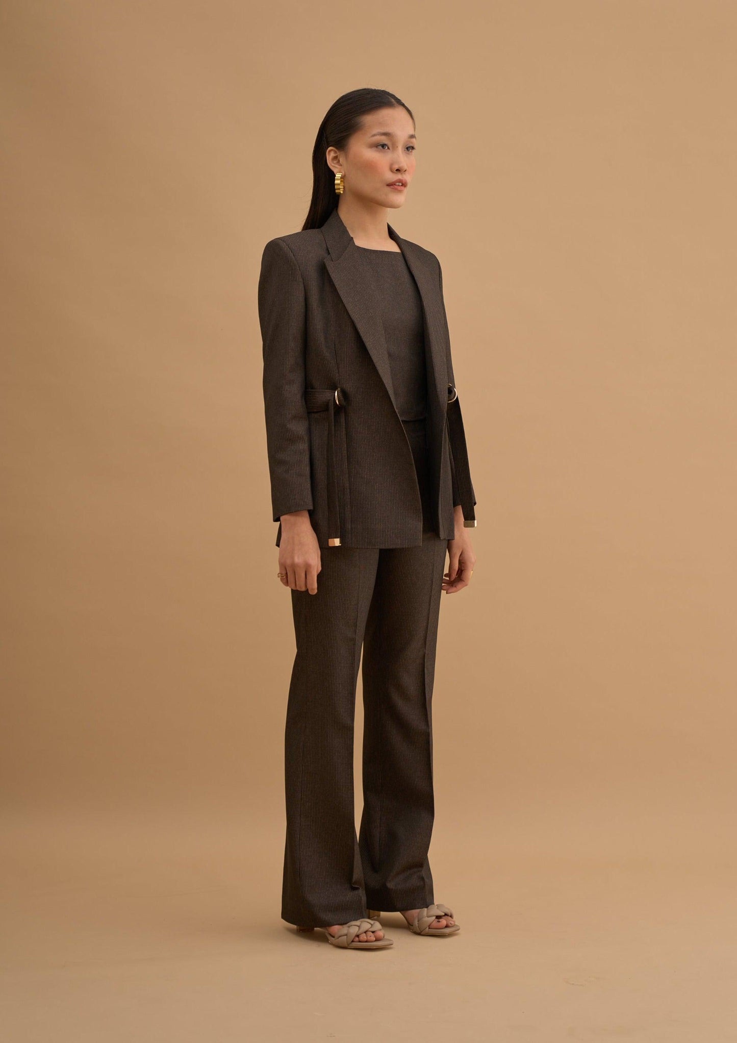 SIDE PANNELED BLAZER 