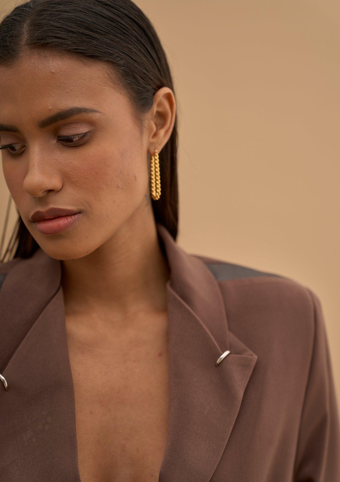 SIDE PANNELED BLAZER 