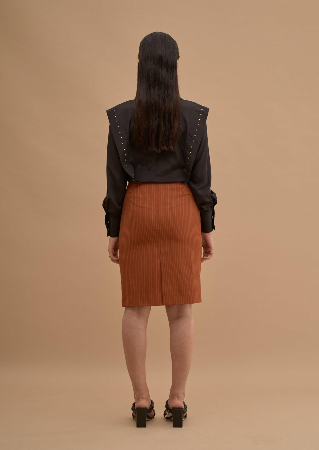 STUDDED PANEL SHIRT 